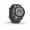 Montre GPS Garmin Fenix 7S Standard Edition Silver avec bracelet gris