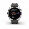 Montre GPS Garmin Fenix 7S Standard Edition Silver avec bracelet gris