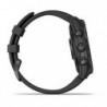 Montre GPS Garmin Fenix 7X Sapphire solar titane carbon gray DLC - Bracelet noir