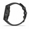 Montre GPS Garmin Fenix 7X Sapphire Solar Titane Carbon Gray DLC - Bracelet noir