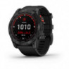 Montre GPS Garmin Fenix 7X Solar Edition Gray - Bracelet noir