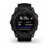Montre GPS Garmin Fenix 7X Solar Edition Gray - Bracelet noir