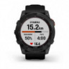 Montre GPS Garmin Fenix 7X Solar Edition Gray - Bracelet noir