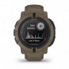 Montre GPS Garmin Instinct 2 Solar Tactical - Coyote