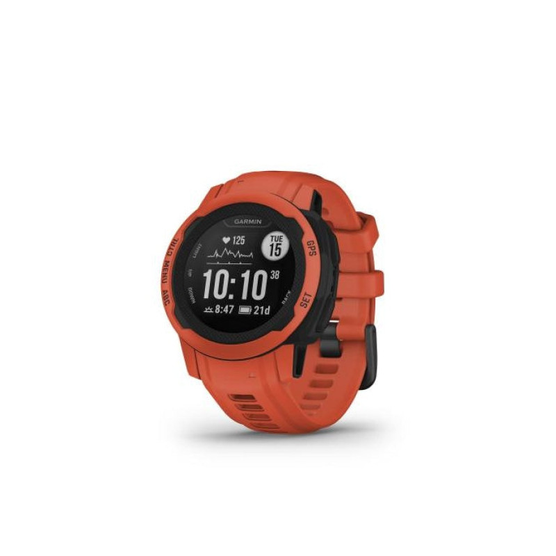 Montre GPS multifonctions Garmin Instinct 2S Rouge Feu