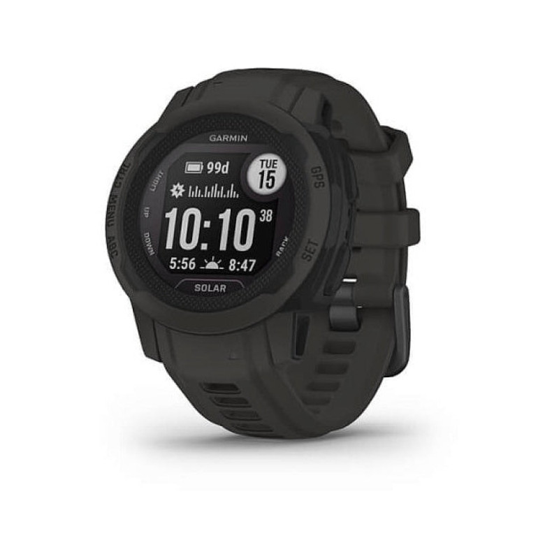 Montre GPS multifonctions Garmin Instinct 2S Solar Graphite gray