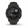Montre GPS multifonctions Garmin Instinct 2S Solar Graphite gray