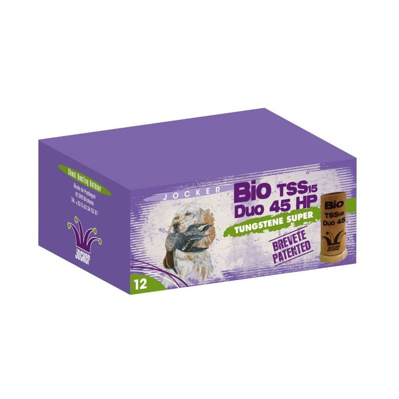 Boîte de 10 Cartouches Jocker Bio TS Duo 45 HP C/12/89/20 45 Gr