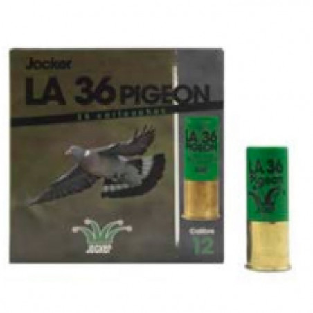 Boîte de 25 Cartouches Jocker LA Pigeon C/12/70/25 Verte