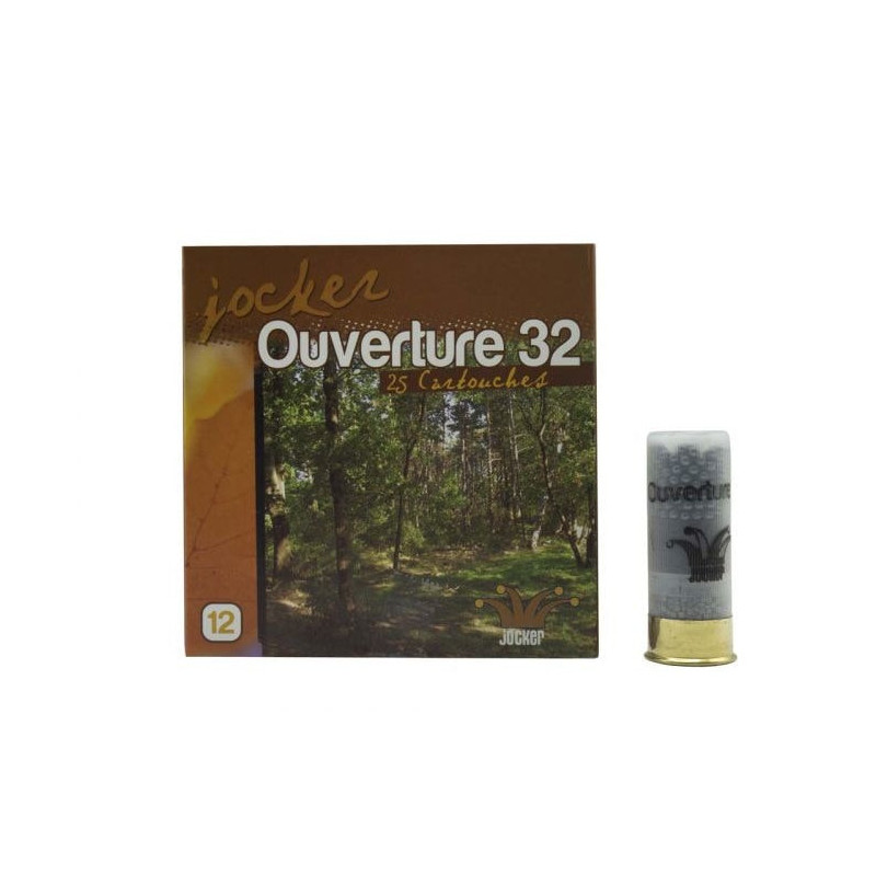 Boîte de 25 Cartouches Jocker Ouverture 32 BG C12/67/16