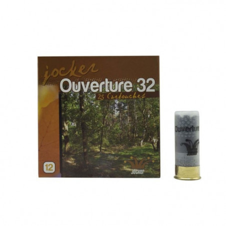 Boîte de 25 Cartouches Jocker Ouverture 32 BG C12/67/16