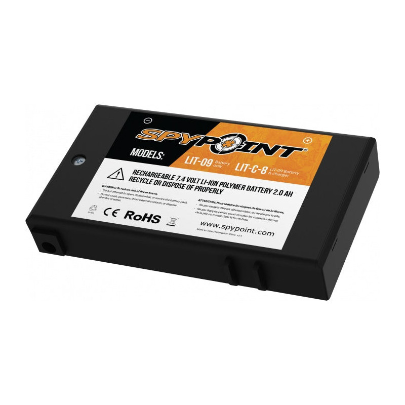 Bloc de pile SpyPoint Recharge Lithium