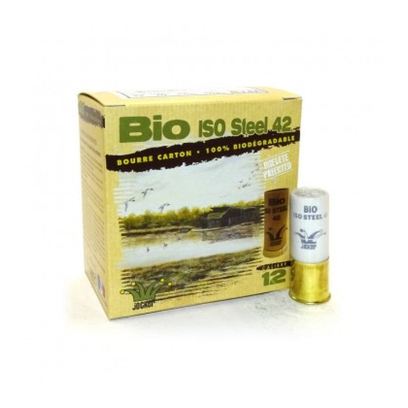 Boîte de 25 Cartouches Jocker Sport Bio ISO 28 Steel Cal. 12/70/10