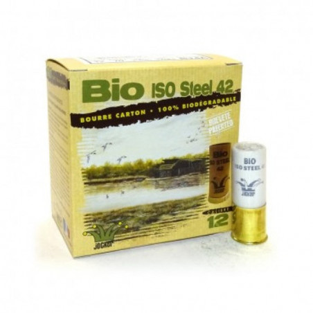Boîte de 25 Cartouches Jocker Sport Bio ISO 28 Steel Cal. 12/70/10