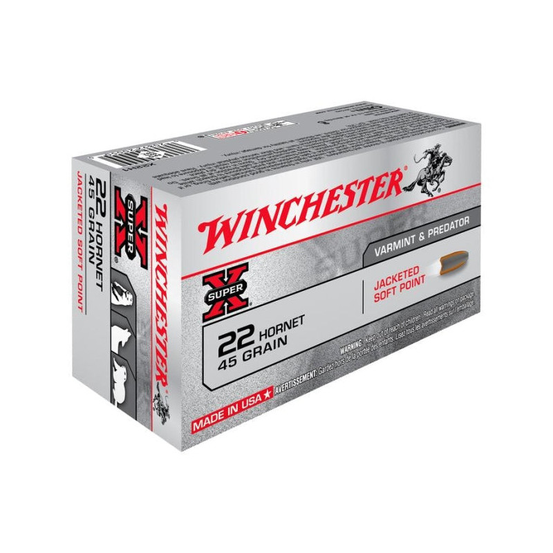 Balles Winchester Power Point - 22 Hornet