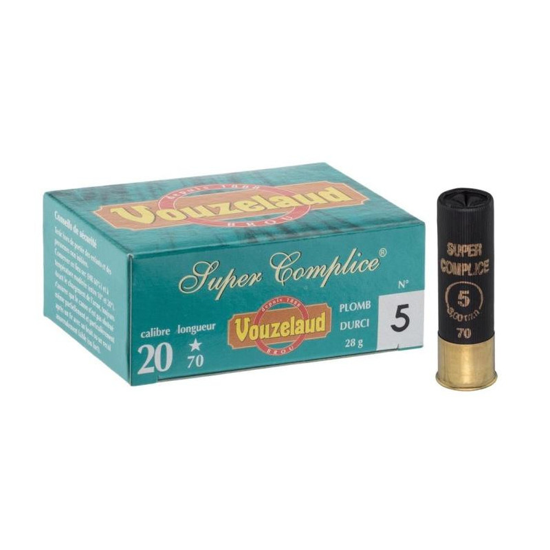 Cartouches Vouzelaud Super Complice 70 - Cal. 20/70
