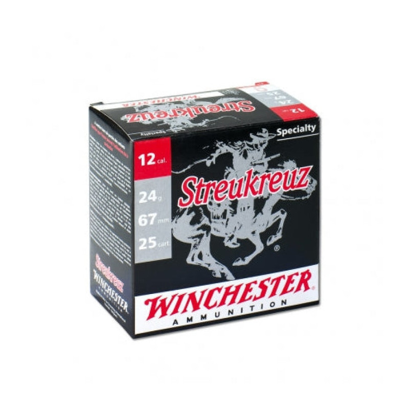 Cartouches Winchester STREUKREUZ - Cal. 12/70 - Par 25