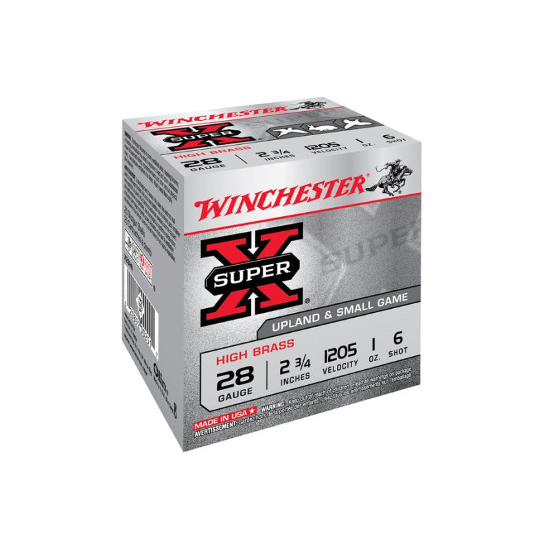 Cartouches Winchester Super -X High Brass - Cal. 28/70 - Par 25