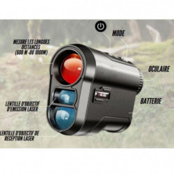 Monoculaire de vision thermique Micro Lynx Pro LH15 Télémètre laser
