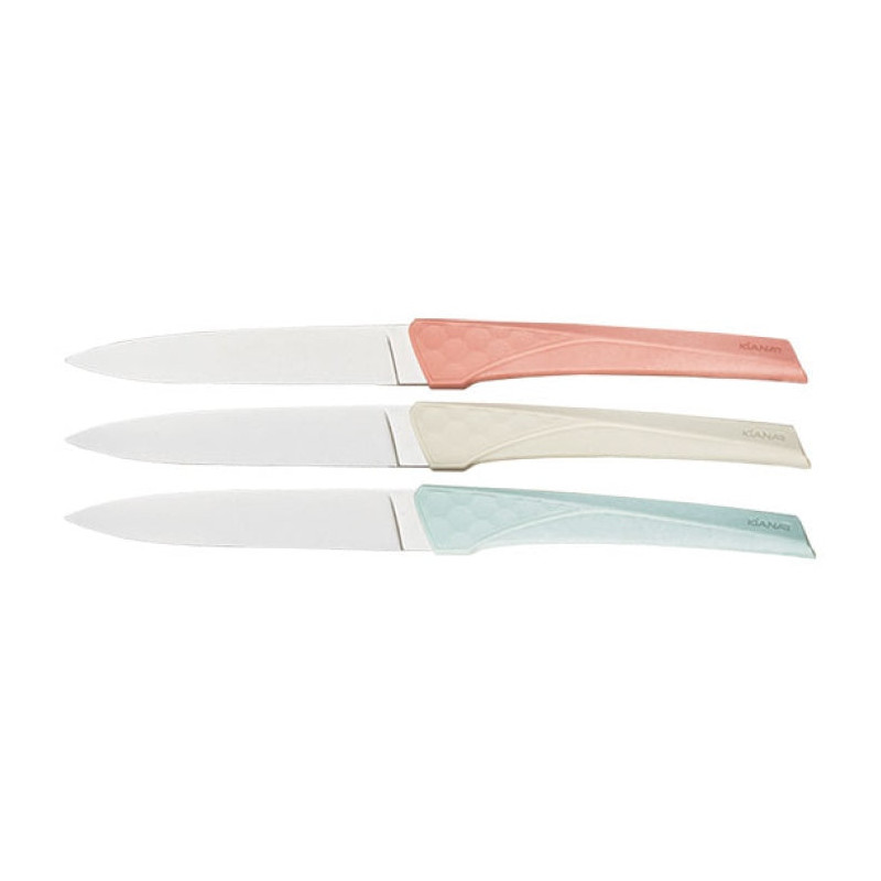 Coffret 6 couteaux de table Florinox Kiana - Panachées