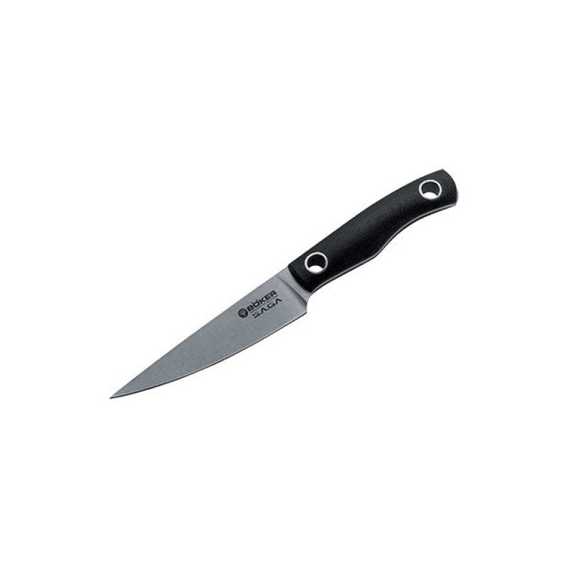 Couteau de cuisine Boker Solingen Saga Schälmesser G-10 Stonewash
