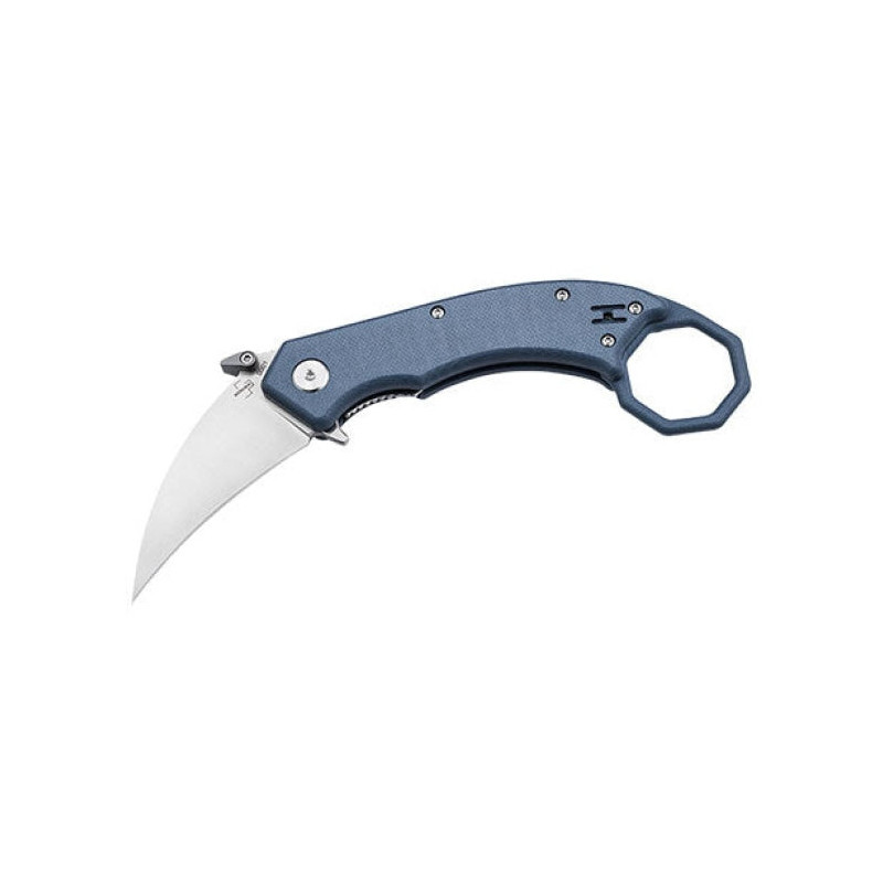 Couteau de poche Böker Plus HEL Karambit Bleu-Gris