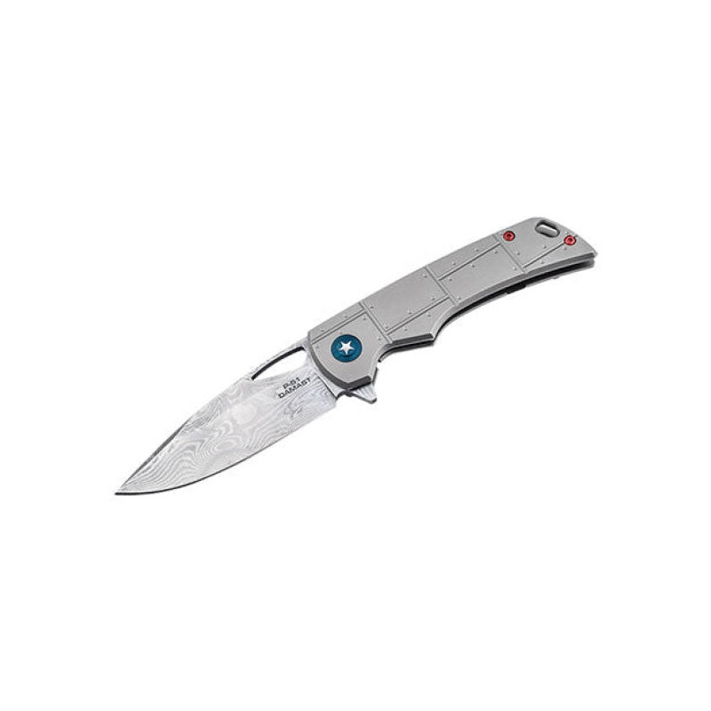 Couteau de poche Böker Plus P-51 Damast
