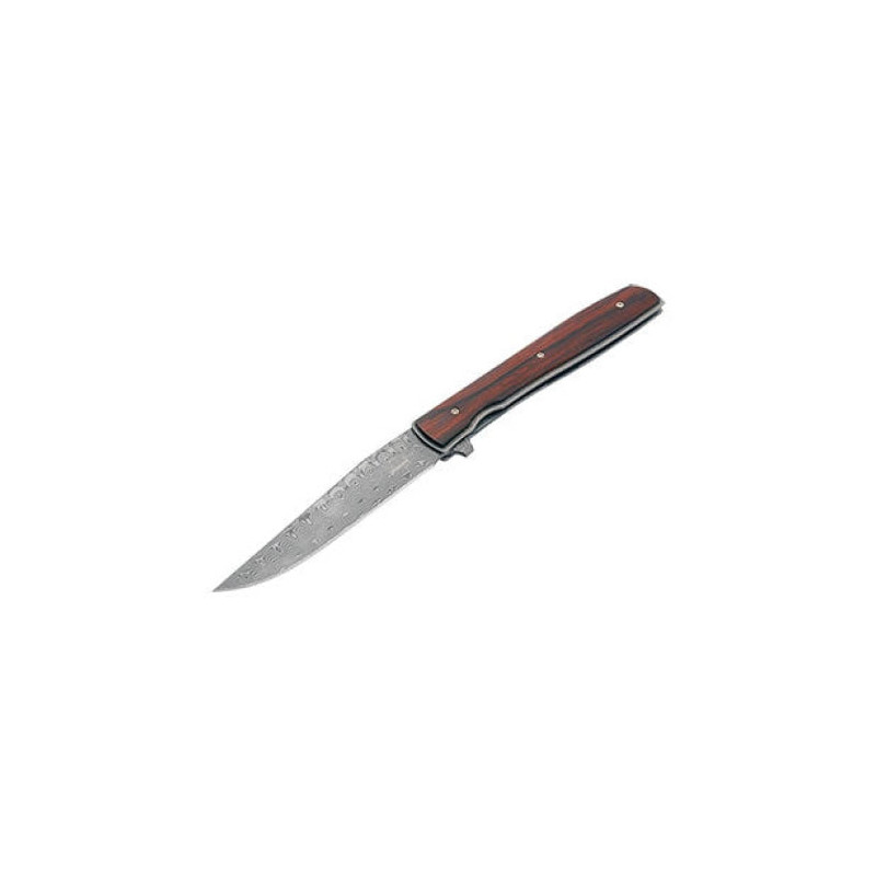 Couteau de poche Böker Plus Urban Trapper Cocobolo Damascus