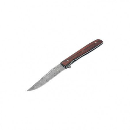 Couteau de poche Böker Plus Urban Trapper Cocobolo Damascus
