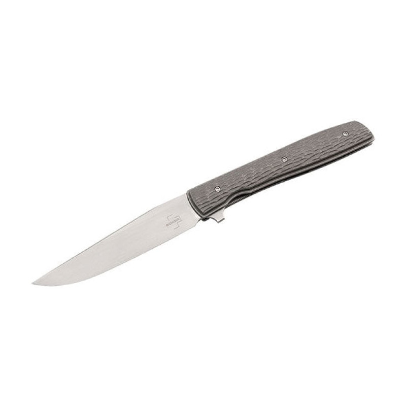 Couteau de poche Böker Plus Urban Trapper Jigged Titanium
