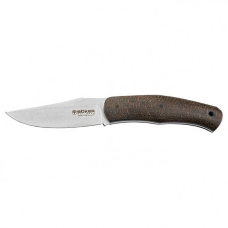 Couteau fixe Böker Boxer Micarta Green
