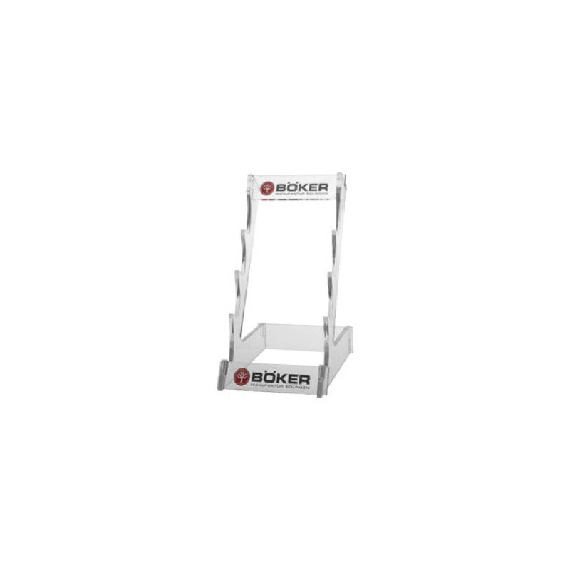 Présentoir acrylique Boker Magnum 4 couteaux fixes