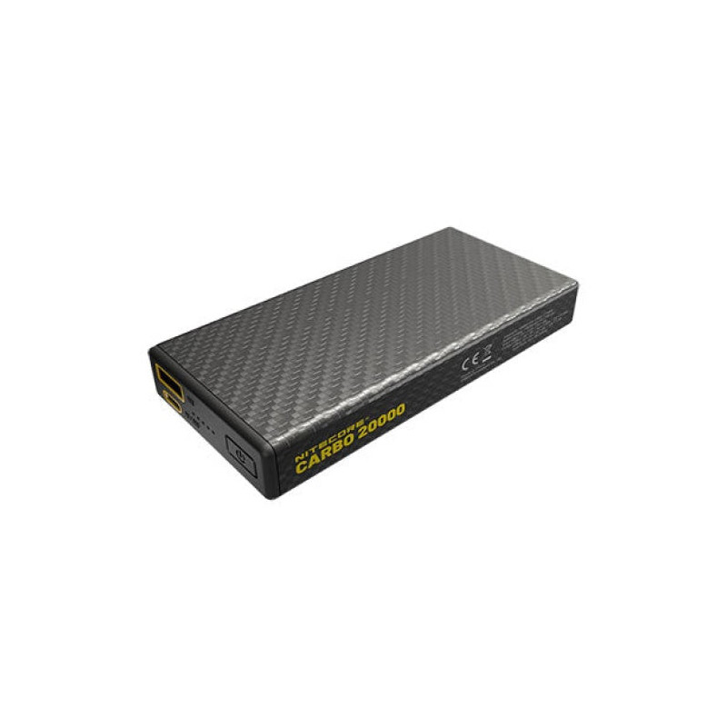 Batterie externe en carbone Nitecore 20000mAh