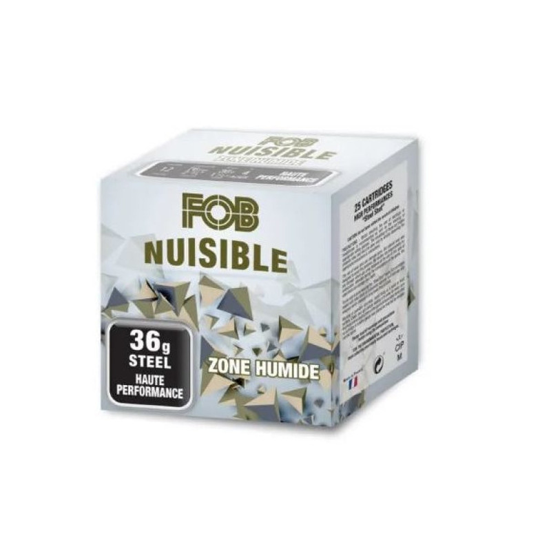 Cartouches FOB Nuisibles HP - Cal.12/76 - Par 25