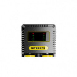 Chargeur intelligent Nitecore 3000mA chacun - 2 ports de charge