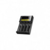 Chargeur intelligent Nitecore 3000mA chacun - Ecran LCD