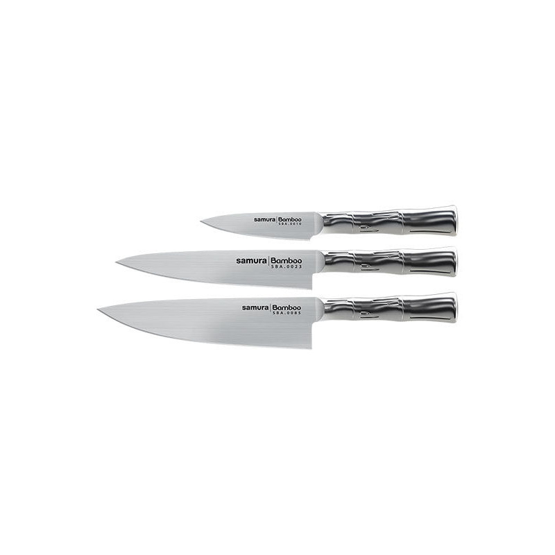 Coffret 3 couteaux Samura Bamboo