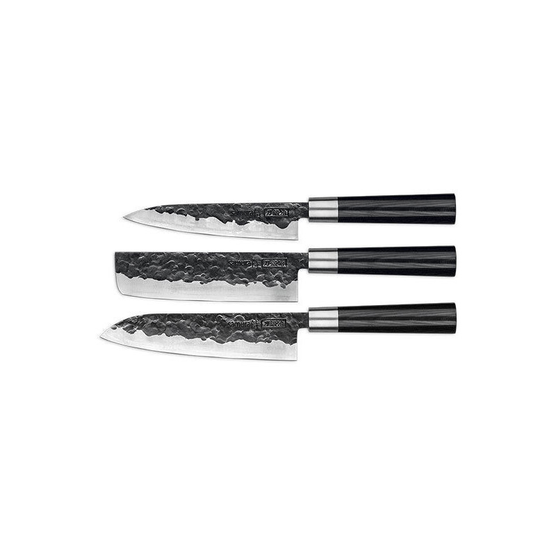 Coffret 3 couteaux Samura Blacksmith