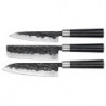 Coffret 3 couteaux Samura Blacksmith