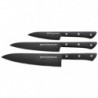Coffret 3 couteaux Samura Shadow