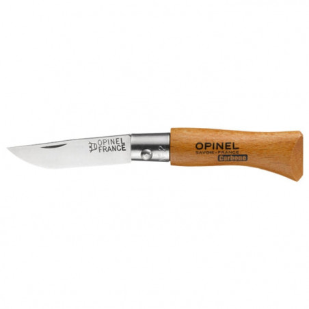 Couteau de poche Opinel Tradition Carbone N°08
