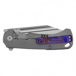 Couteau de poche QSP Rhino Titane Mokuti - 19 cm