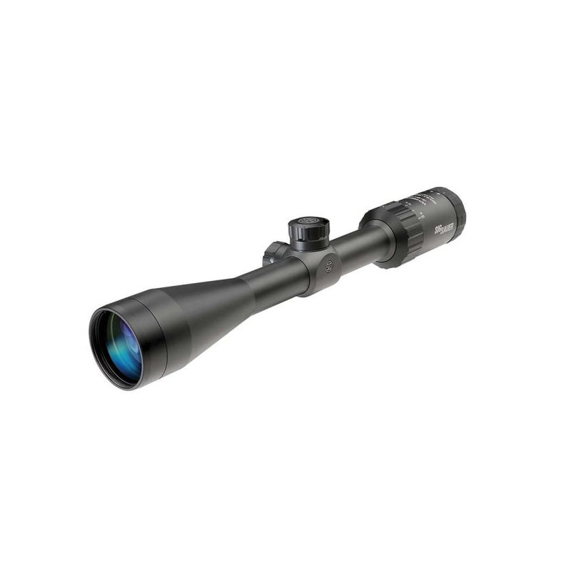Lunette de visée Sig Sauer Whiskey 3 - 3-9x40 - réticule Hellfire Quadplex lumineux