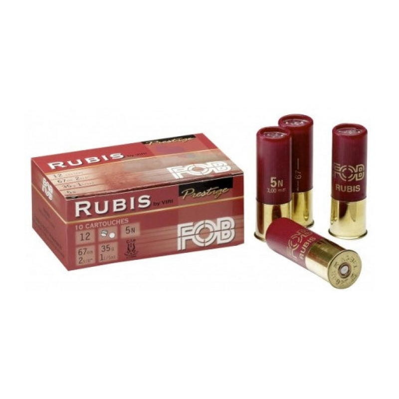 Munitions de chasse FOB Rubis - Cal.12/67 - Par 10