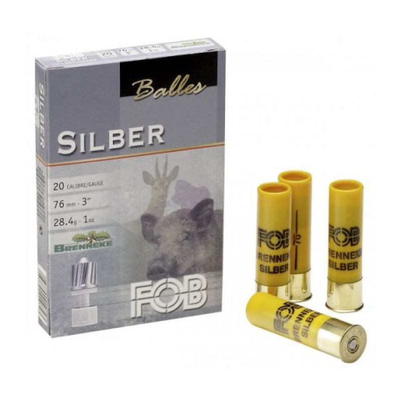 Munitions FOB Brenneke Silber - Cal.20/76 - Par 10