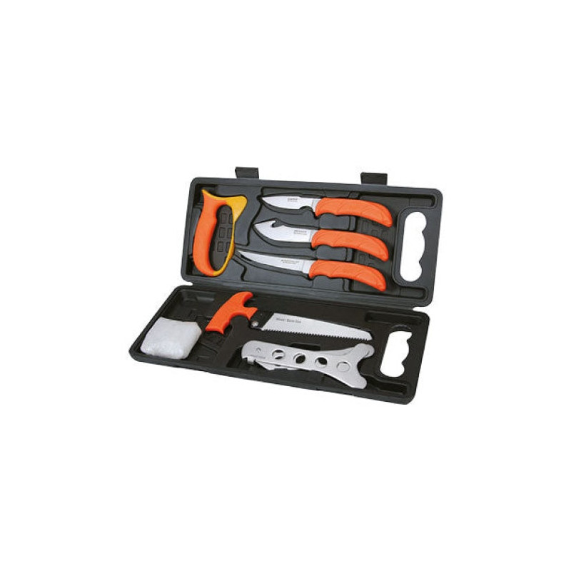 Pack couteaux à dépecer Outdoor Edge 8 pièces
