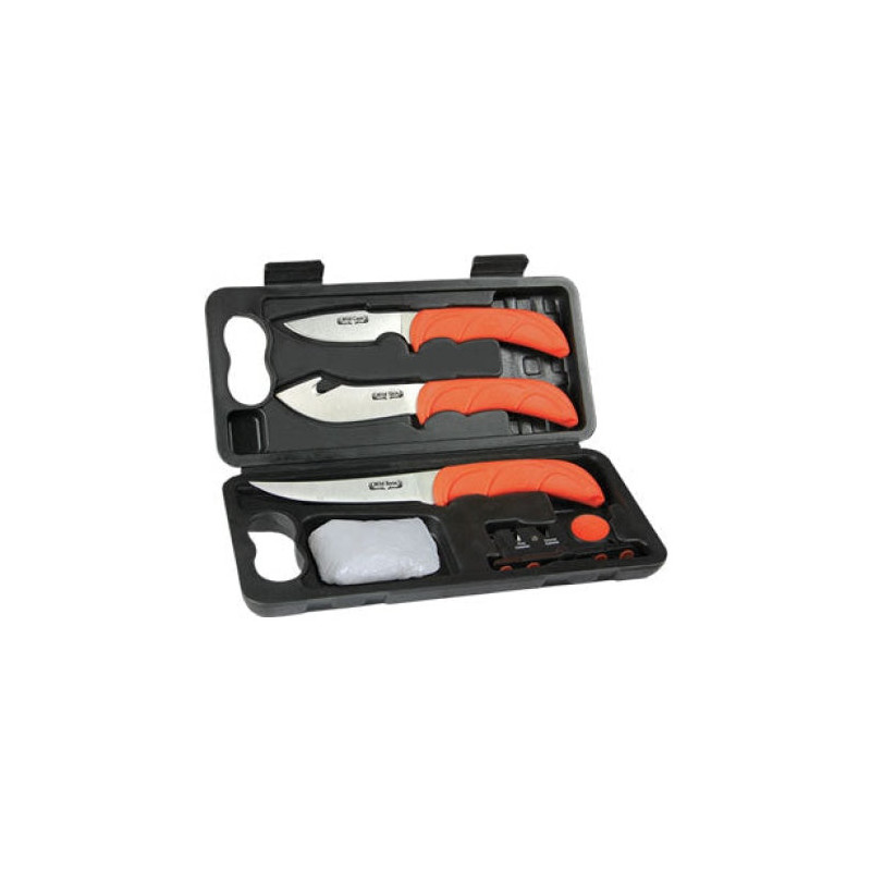 Pack couteaux à dépecer Outdoor Edge Wild Lite - 6 pièces