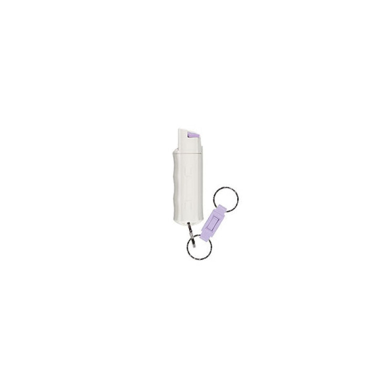 Pepper Spray phosphorescent Sabre Red avec porte-clés détache rapide
