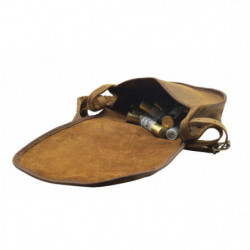 Sac à cartouche Januel Garenne cuir pleine fleur