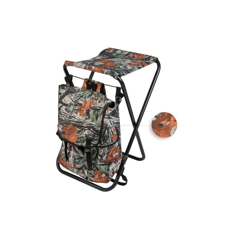 Siège bruyère Januel pieds métal avec sac à dos 25 L